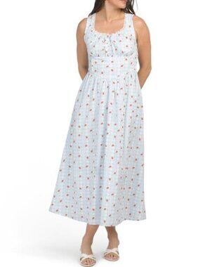 LEA Americana Strawberry Gingham Dress